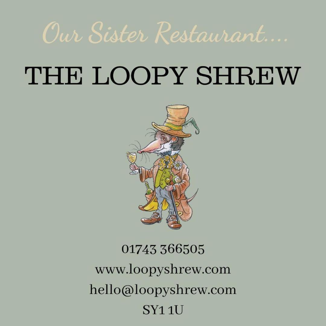 シュルーズベリー Darwin'S Townhouse Bed & Breakfast エクステリア 写真 The Loopy Shrew logo